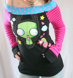 Stars Cupcakes, Diy Punk Clothes, Dresses Kawaii, Punk Clothes, Hot Pink Heart, Rockabilly Dresses, Geeky Clothes