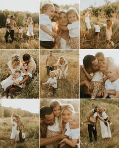 Photoshoot Ideas Autumn Family Photography Ideas, Mini Session Ideas Fall, Simple Fall Family Photos, Early Winter Family Photos, Family Photos In Nature, Golden Hour Fall Family Photos, Meadow Family Photoshoot, Forrest Family Photos, Natural Family Photoshoot