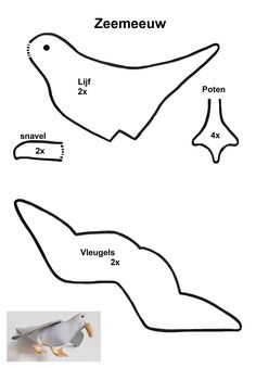 the diagram shows how to draw a bird's body and head with different angles