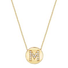 Diamond Initial Coin Necklace – Baby Gold Unique Mirror, Unique Mirrors, 14k Gold Necklace, Pretty Necklaces, Gifts For My Wife, Gold Initial, Custom Name Necklace, Cute Necklace, Coin Necklace