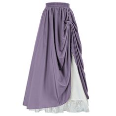 🔥New Arrival🔥 Women Renaissance Skirt Elastic Waist Two-Way Flared A-L – Scarlet Darkness Victorian Skirts, Pirate Skirt, Victorian Skirt, Grunge Skirt, Vestidos Retro, Cottagecore Clothes, Egirl Clothes, Gothic Skirts, Sheer Wedding Dress