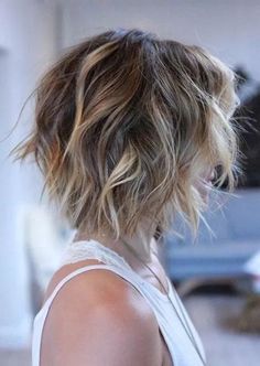 Short Messy Haircuts, Messy Haircut, Women Short Hair, Hairstyles For Fine Hair, Messy Short Hair, Haircut Styles, Short Wavy Hair, Short Wavy, Messy Hair