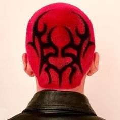 Futuristic Graffiti, Hair Graffiti, Shaved Head Designs, Rock Hair, Cool Hair Designs, The Right Hairstyles, Tie Dye Hair, Dyed Hair Men, Shaved Hair Designs