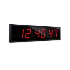 a digital clock with the time displayed on it