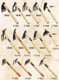 the different types of hammers and their names are shown in this poster, which shows them