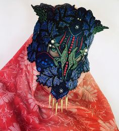 Damselfrau creates otherworldly masks from recycled materials | Art & Culture | HUNGER TV 인물 사진, Costume Design, Headdress, Wearable Art, Headpiece, Textiles