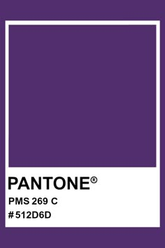 pantone's purple hue is shown in this image