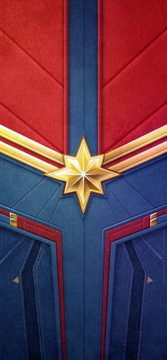 the captain's uniform is made up of blue, red and gold fabric with a golden star on top