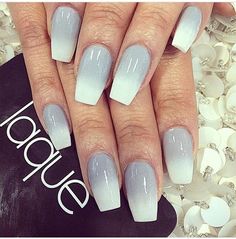 Grey Nail, White Coffin Nails, Nails Yellow, Squoval Nails, Super Nails