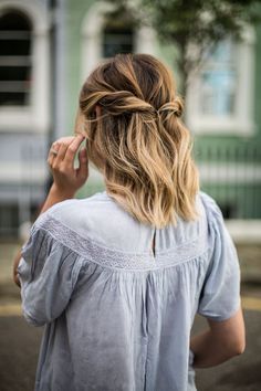 Hair Inspired, Prom Hairstyles For Short Hair, Shorter Hair, Hair Things, Fishtail Braid, Hair Styles 2017, Stage Makeup, Trendy Haircuts