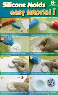 instructions on how to use silicane molds