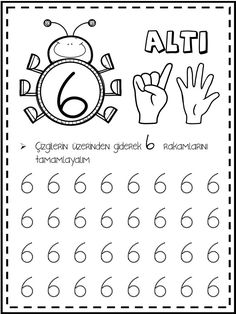 an activity sheet for children to learn how to read the numbers