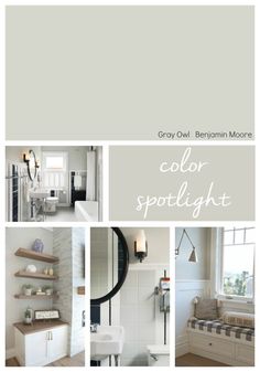 some white and grey paint colors in the bathroom