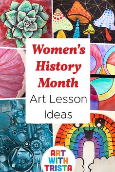 women's history month art lesson ideas