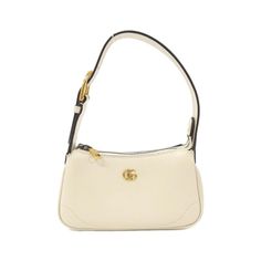 Gucci Aphrodite Mini Shoulder Bag White Material: Leather Size: Width X Height X Width (Gusset): 20.5cmx12cmx4cm Handle: 35.5-40.5cm Color: White White Gucci Shoulder Bag With Detachable Strap, Gucci Cream Shoulder Bag For Evening, White Gucci Shoulder Bag For Evening, Modern White Gucci Bag, Elegant Cream Gucci Shoulder Bag, White Gucci Bag For Everyday Luxury, Gucci White Bag With Removable Pouch, White Gucci Bag With Removable Pouch, White Luxury Gucci Shoulder Bag