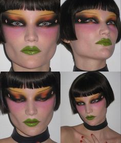 Unconventional Makeup, Edgy Makeup, Makeup Eye Looks, Crazy Makeup