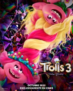 the movie poster for trolls 3