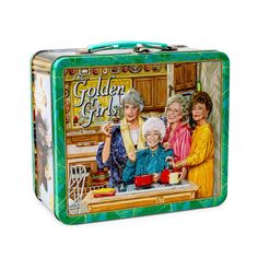 PRICES MAY VARY. SHOW YOU HAVE STYLE! A fun retro design and sturdy construction is was you’ll get with this Golden Girls tin storage box. QUALITY BUILD: Beefy real metal construction with robust carry handle and latch system. SPACIOUS SIZE: Lunch box measures 7.5 x 6.54 x 3.94 inches. FUN & FUNCTIONAL: Great for storage or display! Not designed for food. COLLECTIBLE: This Golden Girls retro tin lunchbox can only be found here at Toynk! Golden Girls Merchandise, Tin Lunch Boxes, Vintage Lunch Boxes, Barbie 90s, Hot Lunch, Vintage Lunch, 41st Birthday, Fairy Furniture, The Golden Girls