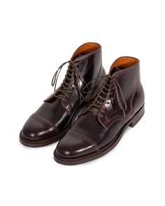 Shell Cordovan Shoes, Viberg Boots, Cordovan Shoes, Canadian Military, Designer Shoes, Timeless Design, Shells, Perfect Fit, Stitching