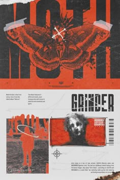 Grunge Elements, Industrial Grunge, Abstract Typography, Grunge Typography, Mises En Page Design Graphique, Grunge Posters, Photoshop Poster, Brutalist Design, Texture Graphic Design