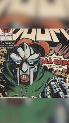 a comic book cover with an image of a person wearing a mask and holding a glove