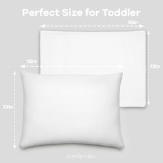 the pillow size for toddlers