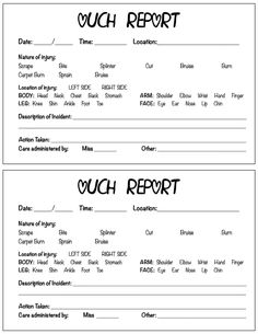 two black and white receipts with the words voch report