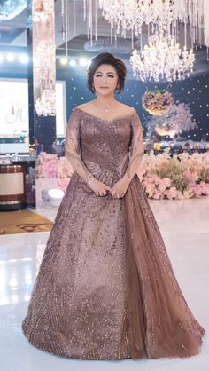 Mocha copper mom of bride gown ✨ Thank you Mrs. Sun Yong ❤️ #jessicadoracouture #mochagown #coppergown #momofbride #momofgroom | Instagram Wedding Dress For The Brides Mother, Mom Bride Dress, Rose Gold Gown Wedding, Mom Dress For Wedding Mothers Gowns, Bride Mom Dress, Copper Gown, Mother Gown, Mom Of Bride, Brides Mom Dress