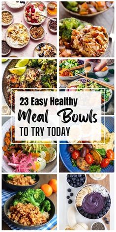 23 Easy Healthy Meal Bowls to Try Today - Tastilly