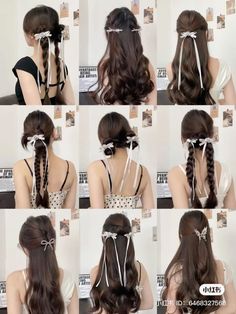 Cute Hairstyles Using Clips, Kimono Hairstyle Long Hair, Cute Ways To Style Long Hair, Hairstyle Clip In Hair, Cute Hair Styles With Bow, Hair Styles Chinese, Cute Chinese Hairstyle, Cute Hairstyles For Long Hair Braids, Chinese Girl Hairstyles