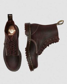 Brown Dr Martens, Chelsea Boots Heel, Patent Boots, Lace Socks, Boots For Sale, Platform Boots, Shoe Care, Boot Sandals, Casual Boots