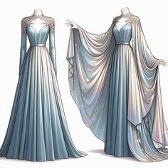 Elven Dress Gowns, Fashion Drawing Dresses, Dress Design Sketches, Nature Posters, Dress Drawing, Easy Trendy Outfits, Fashion Design Drawings