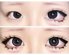 #makeup #makeupoftheday #gyaru Cute Gyaru Makeup, Gyaru Makeup Ideas, Gyaru Makeup Without Lashes, Gyaru Makeup Tutorial Eyes, Himegyaru Makeup, Gary Makeup, Light Gyaru Makeup, How To Be Gyaru, Goth Gyaru Makeup