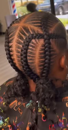 Braids Easy, Black Kids Braids Hairstyles, Lemonade Braids Hairstyles, Quick Braids, Natural Hair Bun Styles, Short Box Braids Hairstyles, Feed In Braids Hairstyles, Quick Natural Hair Styles