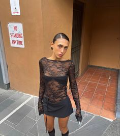 Lace Trend, Maquillage On Fleek, Smink Inspiration, Party Fits, Makijaż Smokey Eye, Lace Outfit, Going Out Outfits, Night Outfits