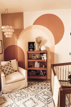 Arches de couleurs tendance pour la chambre de bébé Zimmer Diy, Baby Room Inspiration, Bedroom Wall Paint, Nursery Room Inspiration, Boho Beauty, Nursery Baby Room, Modern Vibe, Baby's Room, Room Designs