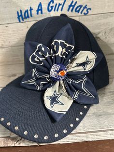 Dallas cowboys blue hat Casual Blue Hats For Rodeo, Country Style Blue Hat, Blue Country Style Hat, Blue Adjustable Hat For Fan Gear, Blue Cap For Rodeo, Crochet Dallas Cowboys Hat, Dallas Cowboys Helmet, Blue Snapback Hat For Rodeo, Dallas Cowboys Bucket Hat