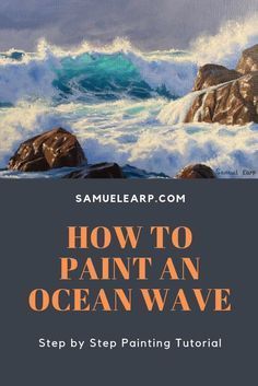 how to paint an ocean wave step by step painting guide