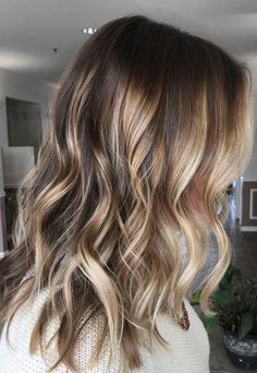 Medium Length Balayage Hair, Medium Length Balayage, Waves In Hair, Bilage Hair, Balage Hair, Balayage Hair Color Ideas, 2018 Hair, Balayage Hair Color, Bronde Balayage