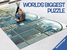 Ravensburger 32000 Piece Puzzle! I hope you have the extra time to puzzle this! Big Puzzles, Beach Mat, Manhattan, Outdoor Blanket, Pool, Outdoor Decor, Travel