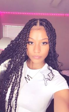 #island #twist #islandtwist #hair #styles #hairstyles #pretty #girl #prettygirl Twist Braids Knotless, Smedium Knotless Island Twist, Goddess Cuban Twist, Island Twists With Curls At The End, Two Strand Passion Twist, Free Part Twists, Island Twist Mid Back, Island Twists Over Locs, Fulani Twist With Curls