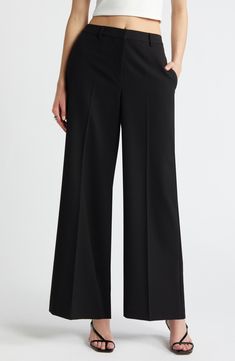 Open Edit Wide Leg Pants | Nordstrom New Yorker Shop, Summer Wardrobe Essentials, Pretty Blouses, Swimming Outfit, Nordstrom Anniversary Sale, Fashion People, Designer Jeans, Anniversary Sale, Comfortable Dress