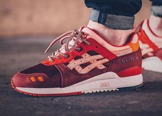 Ronnie Fieg x Asics Gel Lyte 3 Volcano 2.0 - 2017 (by brizza1980) Asics Women Shoes, Latest Fashion Shoes, Shoes Drawing, Aesthetic Shoes