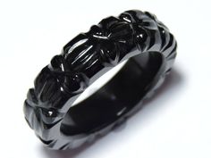 Buyer will receive 1 Piece Natural Black Obsidian Carved Band/ you will really love it.you will gift it to your love ones and friends. Product Details Product Name - Natural Black Obsidian Carved Band Gemstone - Natural Black Obsidian Quantity - 1 Piece ----------------------------------------------------------------------------- THIS BEAUTIFUL ITEM IS AVAILABLE ONLY ON ETSY ------------------------------------------------------------------------------------ Note - Kindly choose your required ri Black Obsidian Ring, Engagement Ring Band, Obsidian Ring, Rock Rings, Amethyst Quartz, Black Obsidian, Band Engagement Ring, Christmas Gift Jewelry, Crystal Wedding