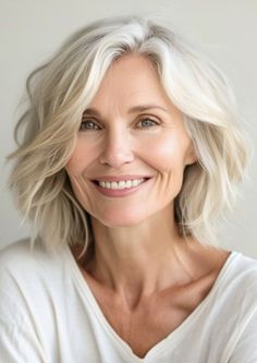 20  Summer Hairstyles for Women Over 50 — THE DAILEIGH Top Knot With Bangs, Over 50 Haircuts, Wash And Wear Haircuts, Grey Hair Styles, Lob Styling, Styles For Women Over 50, Easy Care Hairstyles, Pixie Cut With Undercut, Layered Haircuts For Medium Hair