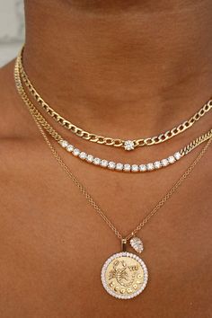 Stackable Necklaces, Diamond Initial Necklace, Anita Ko, Initial Earrings, Gold Coin Necklace, Zodiac Pendant, Diamond Chain, Fine Jewels