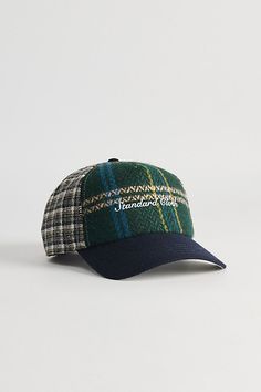 Patchwork plaid cap by Standard Cloth. Essential baseball hat with a curved brim in an adjustable fit with strap closure. Urban Outfitters exclusive. Features Standard Cloth plaid Roscoe hat Essential baseball cap Patchwork plaid Adjustable fit Strap closure UO exclusive Content + Care 100% Cotton Spot clean Imported Size Circumference: Adjustable | Standard Cloth Plaid Roscoe Hat in Blue at Urban Outfitters Plaid Adjustable Curved Brim Hat, Adjustable Plaid Hat With Curved Brim, Casual Plaid Flat Cap, Casual Plaid Hat With Curved Brim, Adjustable Plaid Cap, Adjustable Plaid Flat Cap, Plaid Cap One Size Fits Most, Baseball Hat, Baseball Cap