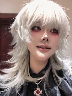 The price is for a wig only, others are not included. Garment Size SizeFree SizeHair Length42 Mythical Wigs For Men, Tokito Wigs, Senju Kawaragi Wig, Black And White Hairstyle, Pretty Hair Color For Short Hair, Monokuma Wig, Wolf Cut Wig, Asymmetrical Bob With Bangs, Long Hair With Bangs Hairstyles