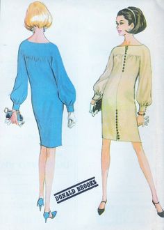 Vintage 1960s Dresses, Mccalls Patterns Dress, 1950s Fashion Women