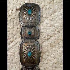 Stunning Native American Concho Belt! Gucci Marmont Belt, Rhinestone Belt Buckle, Western Brown, Vintage Leather Belts, Crystal Belt, Concho Belt, Rhinestone Belt, Suede Belt, Studded Belt